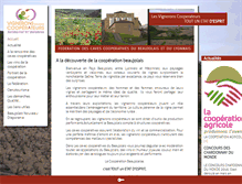 Tablet Screenshot of cavescoop-beaujolais.com